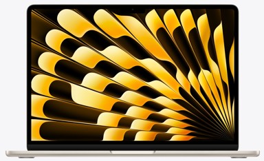 APPLE Laptop MacBook Air mdhd4cr/a / Apple M5, 13.6", 2560 x 1664, 24 GB, 1 TB SSD, macOS, bež